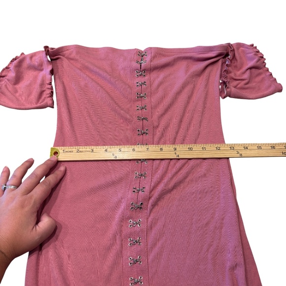 GBG Los Angeles Pink Hook & Eye Bodycon Mini Dress Women’s Large - Picture 12 of 12